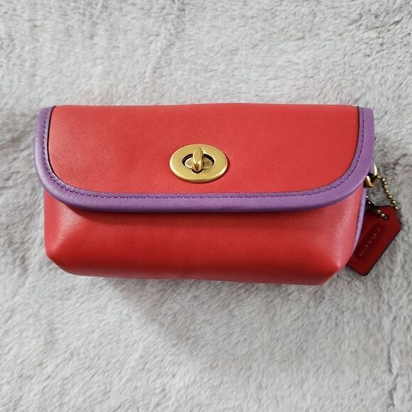 Coach Handbags - COACH Turnlock flare Belt Bag